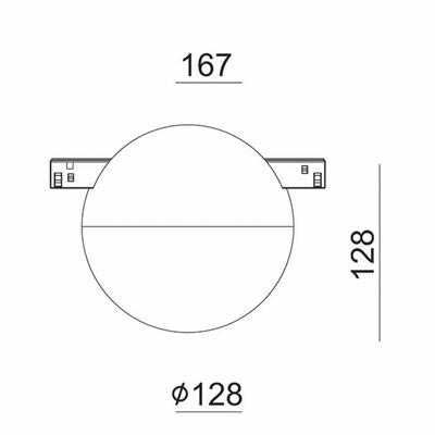 LAVILLA - MIME 48, schwarz, 2700°K, Dali dimmbar