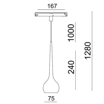 LAVILLA - MOVE 48 SUSPENSION, black, 2700°K, no dim