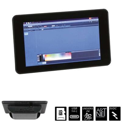 LED CTRL CX STANDALON, Art-Net Controller, 24 Universen, 7'' Touchscreen