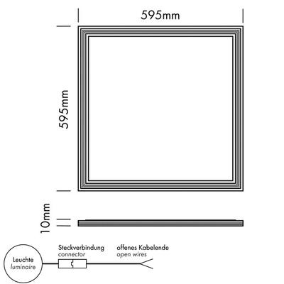 PANEL RGBW (4000K) 600x600