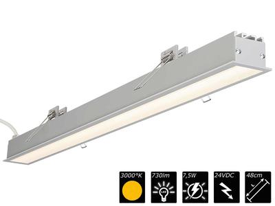 LINEAR CEILING M silber, CW