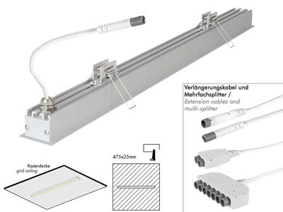 LINEAR CEILING M schwarz, NW