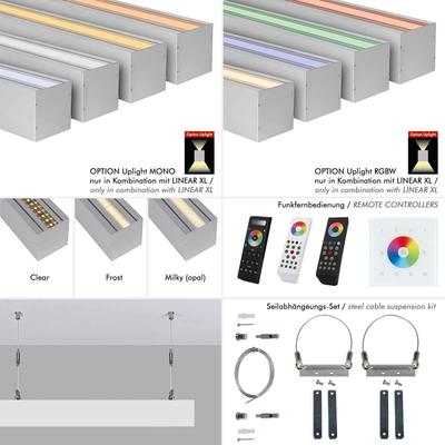 LINEAR XL OPTION UPLIGHT 1174mm frost, RGBW