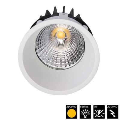 DOWNLIGHT LOFT, COB, rund, 230VAC, weiss, 3000K