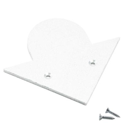 ALU END KAPPE M-LINE CORNER, ROUND, weiss