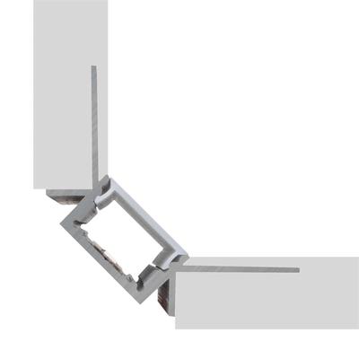 ALU PROFILE M-LINE DRYWALL CORNER INTERNAL silber 2m