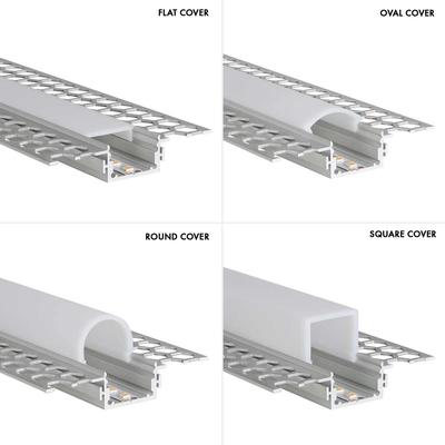 ALU PROFILE M-LINE DRYWALL LINEAR silber 2m