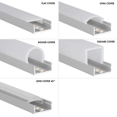 ALU PROFILE M-LINE EXTRA LOW 10 silber 5m