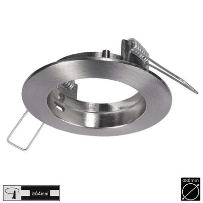 DOWNLIGHT MASTERS RING, rund, silber fest