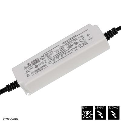 MEAN WELL SCHALTNETZTEIL BASIC IP67 12 VDC - 25 Watt