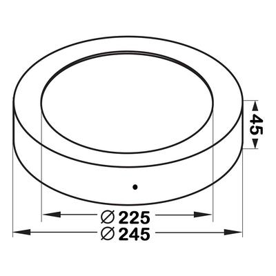 MOON SENSOR SLAVE, IP54, 230VAC, weiss, 3000°K