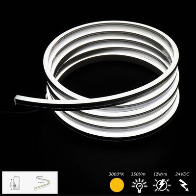 NEON FLEX 1220 SIDE 24V 12W WW per m