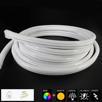 NEON FLEX 1225 SIDE RGBW (3000K) 24V 14.4W per m