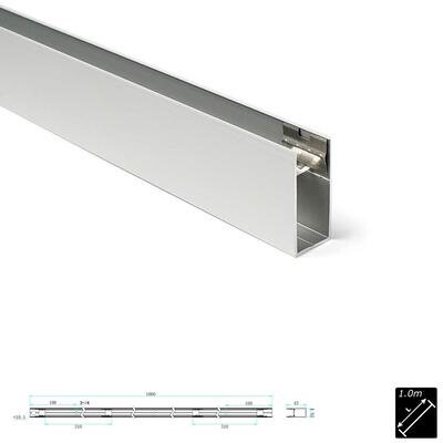 NEON FLEX 1616 ALU PROFILE CABLE ROUTING 1m