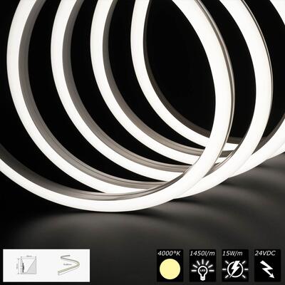 NEON FLEX 1616 SIDE 24V 15W NW per m