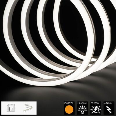 NEON FLEX 1616 SIDE 24V 15W SWW per m