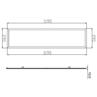 PANEL INFINITY BL 30120 weiss - 2CCT, 230VAC - NO DIM