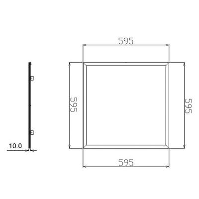 PANEL INFINITY BL 6060 weiss - 2CCT, 230VAC - DALI