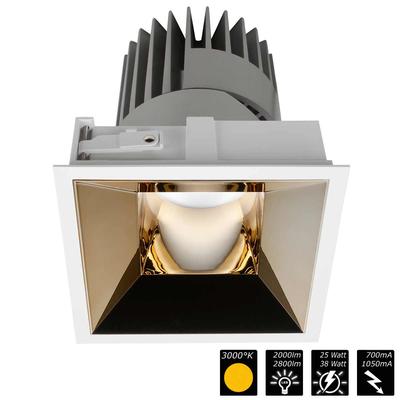 PERFORMANCE L STD SPOT FIXED square, Refl. gold, 50°, WW