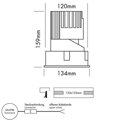 PERFORMANCE M STD WALLWASHER square, WW