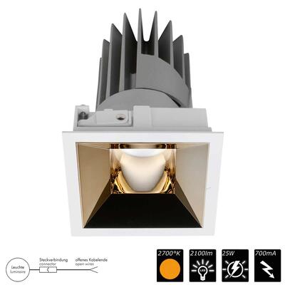 PERFORMANCE S POWER STD SPOT FIXED square, Refl. gold, 40°, SWW