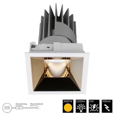 PERFORMANCE S POWER STD SPOT FIXED square, Refl. gold, 40°, WW