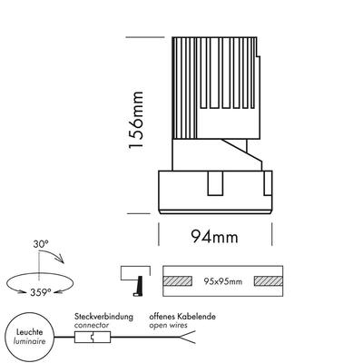 PERFORMANCE S POWER TRIML WALLWASHER square, SWW