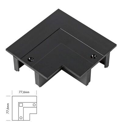 ABDECKUNG für L-VERBINDER, schwarz