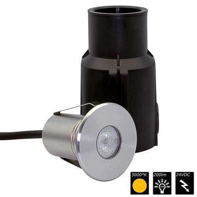 REC IP68 LIGHT 1x 3 Watt MONO asym. 45°/00, WW