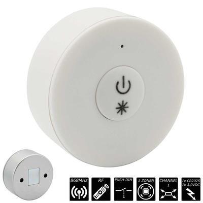 RF MONO REMOTE REMOTE PUSH BUTTON weiss