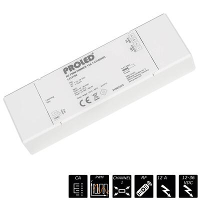 RF PWM DIMMER 1x 12A (48V=6A)