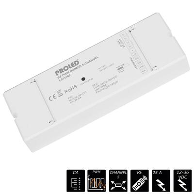 RF PWM DIMMER 5x 5A