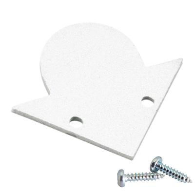 ALU END KAPPE S-LINE CORNER, ROUND, weiss