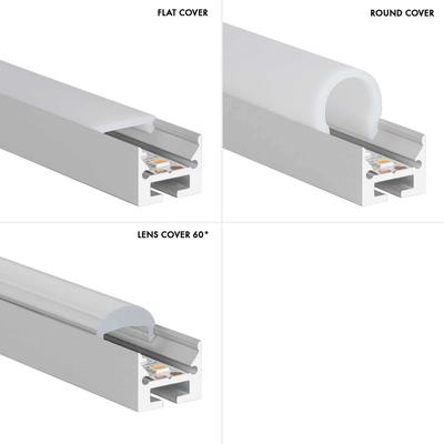 ALU PROFILE S-LINE LOW 24 weiss 2m