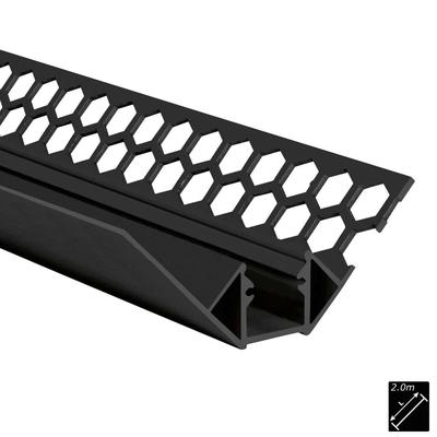 ALU PROFILE S-LINE TILES CORNER INTERNAL black 2m