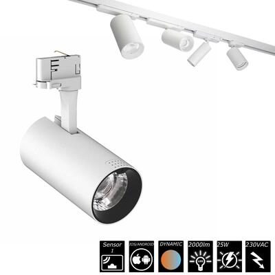 SMART TRACKLIGHT - 25W, 230VAC, 40°, weiss, CCT