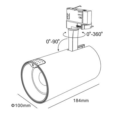 SMART TRACKLIGHT - 35W, 230VAC, 40°, weiss, CCT