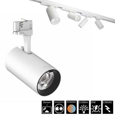 SMART TRACKLIGHT - 35W, 230VAC, 40°, weiss, CCT