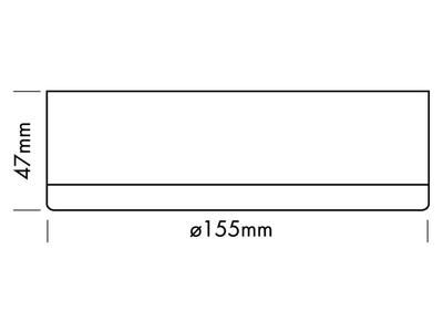 AUFPUTZ MONTAGERAHMEN für SOL IP-M ROUND