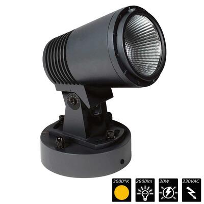 SPOT LIGHT IP65 ARC COB MEDIUM, 230 VAC, WW