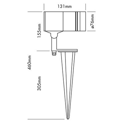 SPOT LIGHT IP65 GARDEN RGBW (6500K) (*CC)