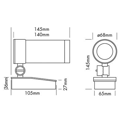 SPOT LIGHT POLY 10 silber, WW