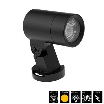 SOLEX SPOT GU10, IP65, 6W, 3000°