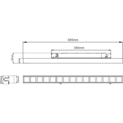 PLAZA 3F, CCT 3000/3500/4000°K, 230VAC, 20W, weiss