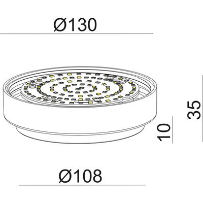 TAMA - WALL-LIGHT, CCT 2700/3000/4000°K 9W, schwarz