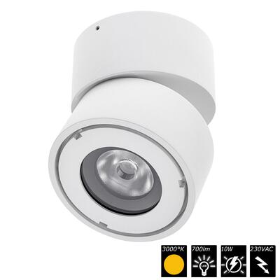 TILT OUTDOOR, 230VAC, 10W, weiss, 3000°K