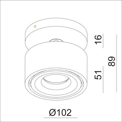 LAVILLA - TILT, 230VAC, 2700°K, weiss