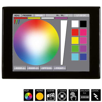 TOUCH CONTROL LCD RGB DMX schwarz