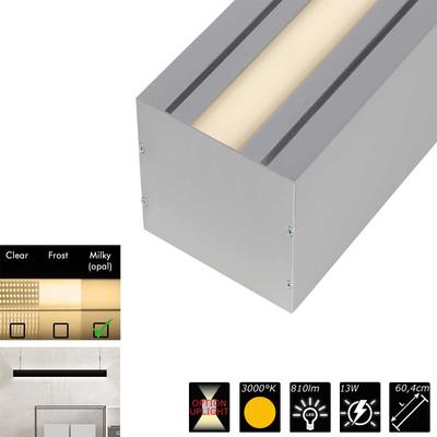 LINEAR XL OPTION UPLIGHT 604mm milky (opal), WW