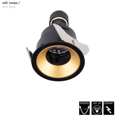 VISION - TARGET GU10, gold, 230VAC, ohne Lampe